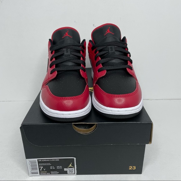 Nike Air Jordan 1 Retro Low GS “Reverse Bred” NEW - Picture 2 of 4